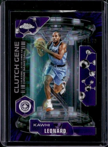 2025 Topps Chrome Kawhi Leonard Refractors Purple (RAW)
