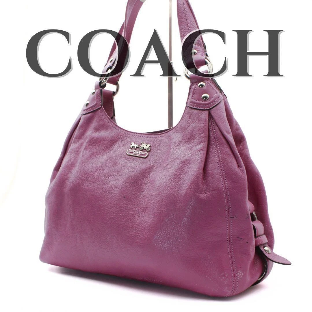 Coach Madison Maggie Purple | eBay