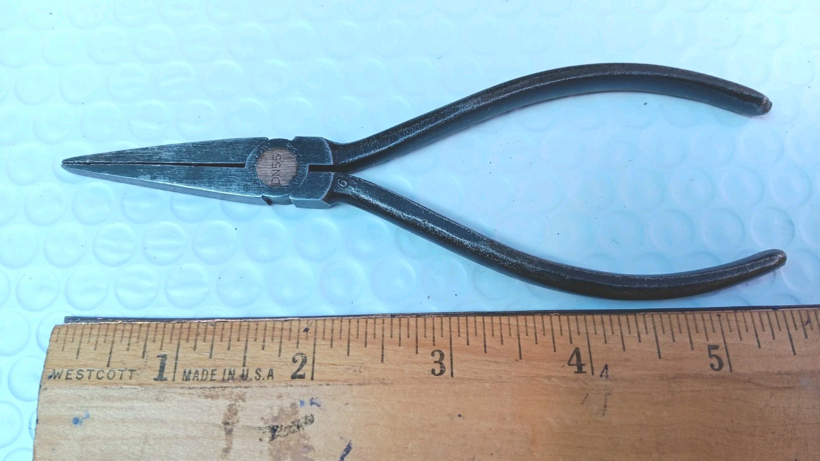 Vintage Diamalloy DN55 Needle Nose Flat Pliers Made in USA