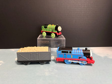 Trackmaster Motorized Talking Thomas The Train Engine Cargo Gullane Percy lot