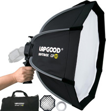 Bowens Mount Softbox 32''/80CM Handheld Quick Set-Up, S-Type Bracket Compatible