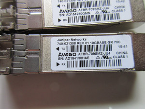 Lot of 10 Juniper 740-021308 10GBASE-SR Transceivers