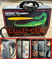 Thermal Dynamic, Drag-Gun Plasma Cutter W/Built In Air, PLUS Torch Parts, Tips 