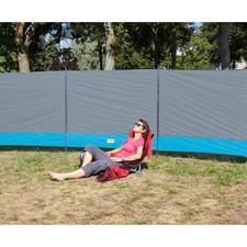 Windschutz Sylt mit 3 Elementen, Camping Sichtschutz 500x140 cm, aus Polyester