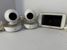 Motorola MBP50BU MBP50PU 2 Camera Baby Monitor System Tested Working