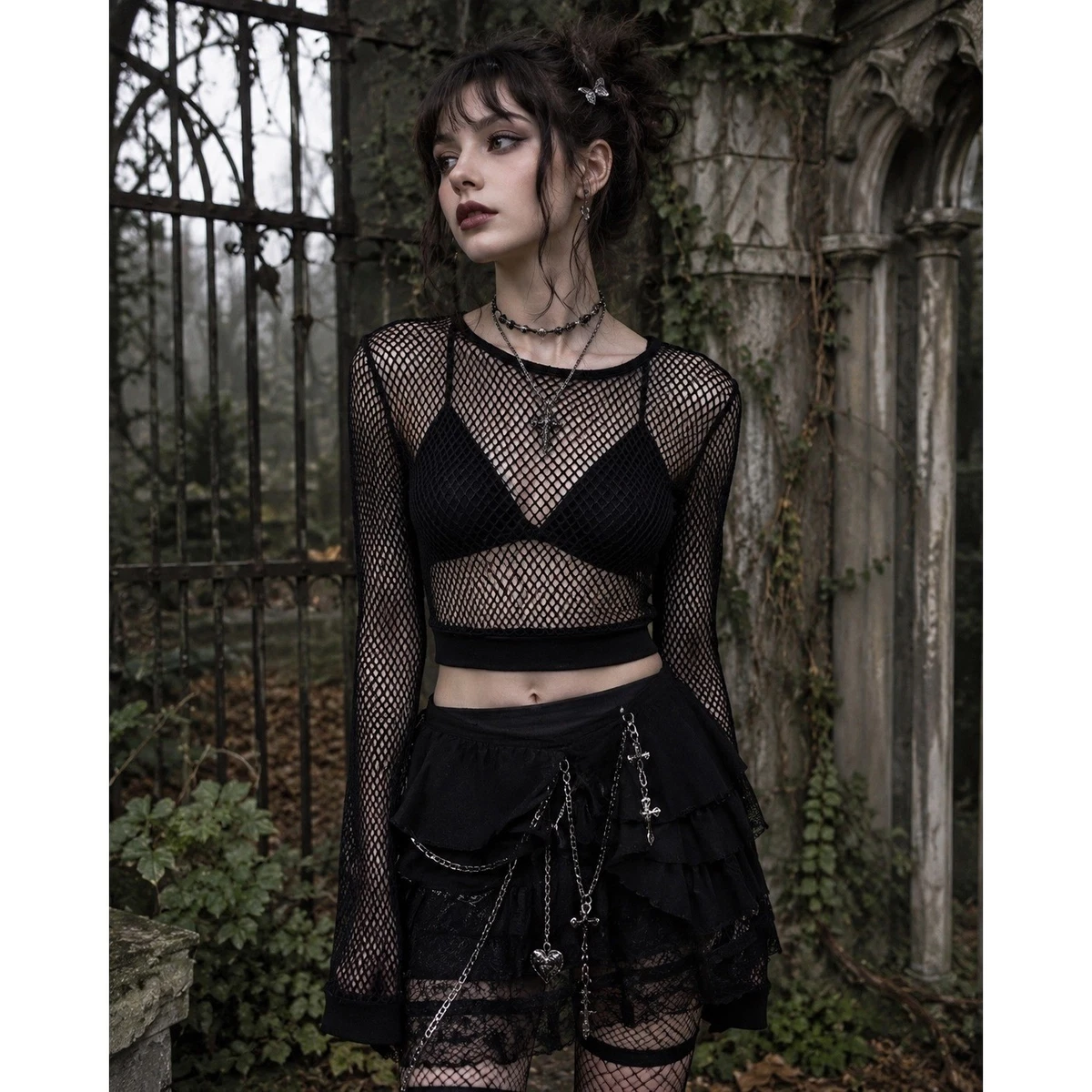 Sheer T-Shirt Tops for Women for sale | eBay