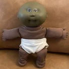 Cabbage Patch Kids Doll Babies Bean BBB Rare African American in Cloth Diaper 86