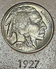 1927 P Philadelphia Buffalo Indian Head Nickel Five Cents 5C .05