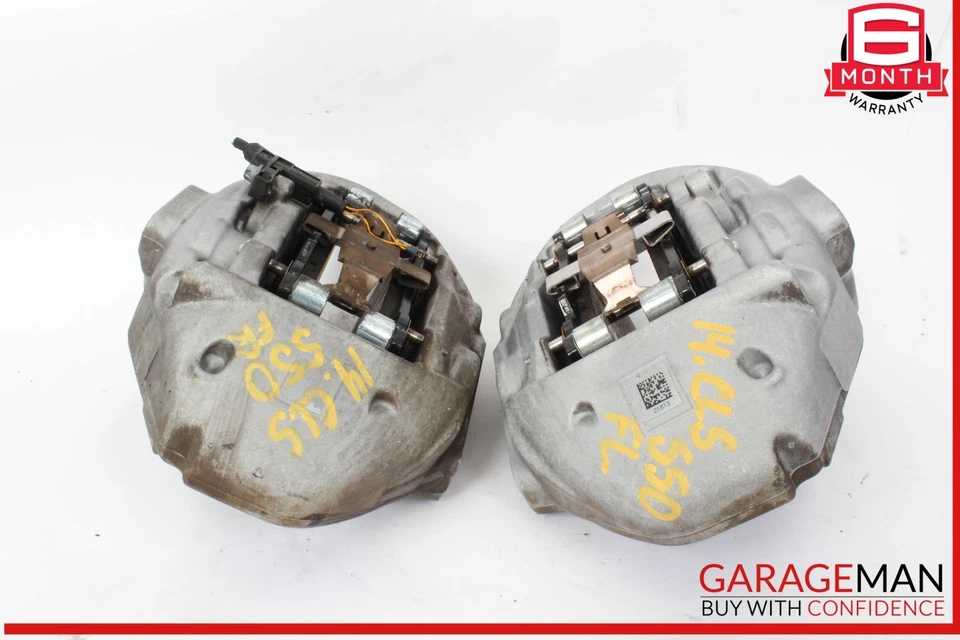 12-18 Mercedes W218 CLS550 E550 Front Side Brake Calipers Set of 2 Pc OEM - Image 2 of 4