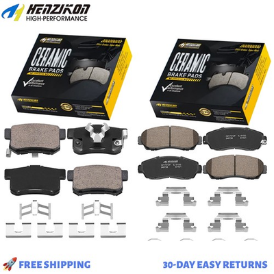 #ad #ad Ceramic Front amp; Rear Brake Pads for Honda CR V 2007 2016 amp; Crosstour $32.21