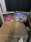 2 Vintage 1998 Marvel Comic Book Spiderman & X-MEN Lunch Boxes -SEALED