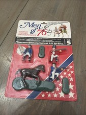 1975 MEN OF '76 5 BLUECOATS REDCOATS Revolutionary War Set Figures New
