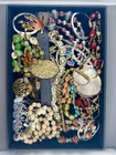 Jewelry Lot 2Lb Costume Vintage Modern Wearable Repurpose Some Signed