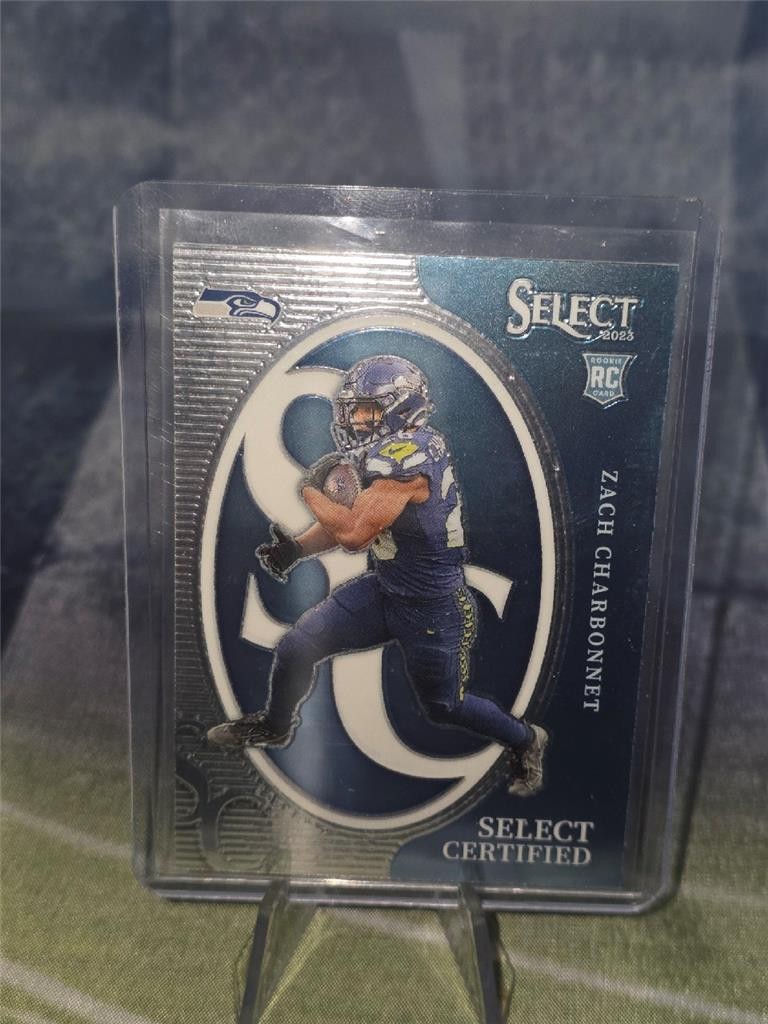 2023 Select Certified Zach Charbonnet Rookie Card