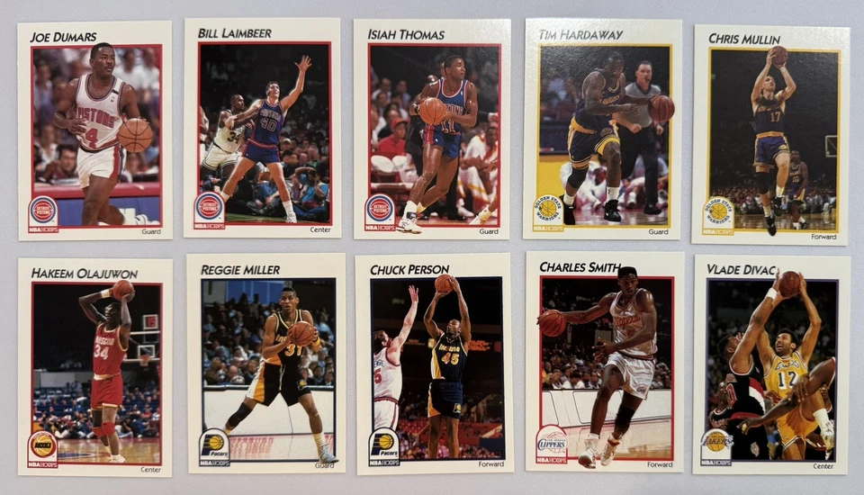 1991-92 NBA HOOPS 麦当劳篮球套装(62 张卡)带美国队 - 2x 乔丹 — 第 2/4 张图片