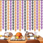 Easy To Hang Fringe Party Decoration Easy Install Curtains Bat-themed Design