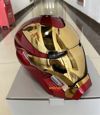 1/1 Mechahead Iron Man Mk50 Friday Wearable Helmet Cosplay Mask No Base Gold Ver
