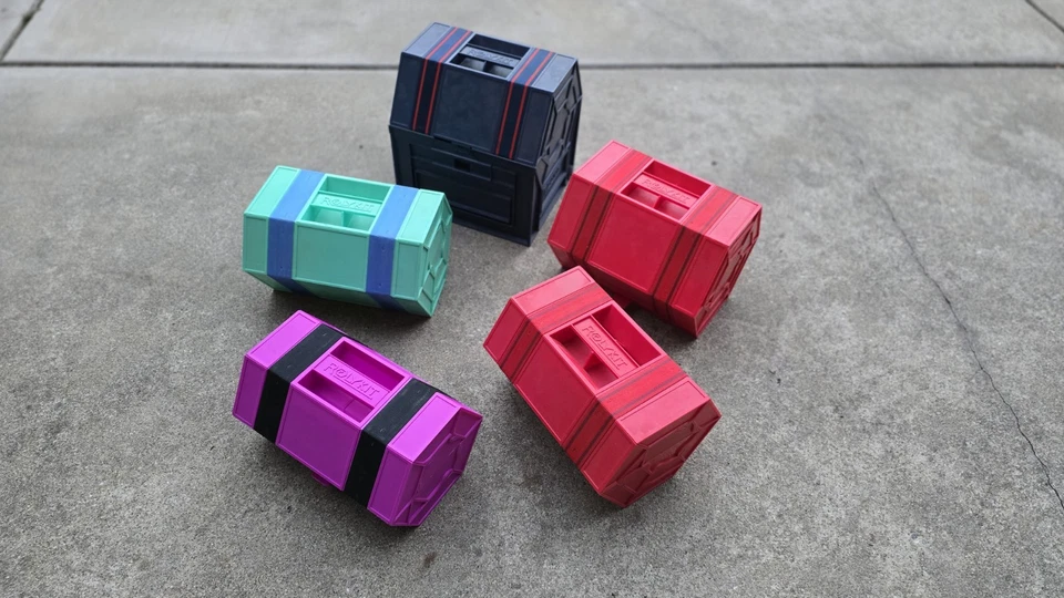 Rolykit Medium Portable Red Tool Box Organizer Parts Sewing Crafts Fishing 43-in - Image 4 of 4