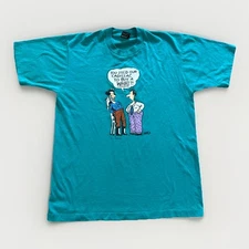 Vintage Jared Lee Shirt Mens L Funny Comic Horse 90s Cadillac Parody Pony Meme