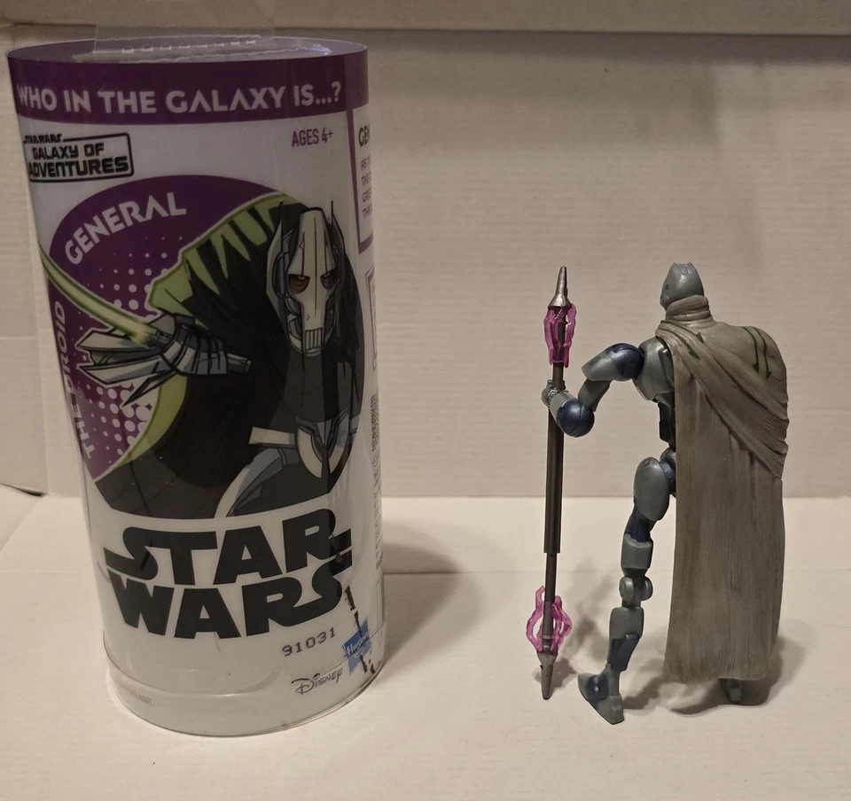 Figura de acción Hasbro Disney Star Wars 3,75" General Grievous & Magnaguard Foto 2 de 3