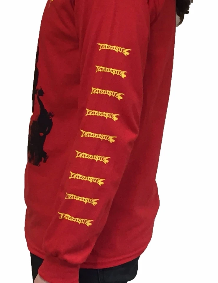 Terrorizer "World Downfall" Red Long Sleeve T Shirt - OFFICIAL - Image 3 of 4