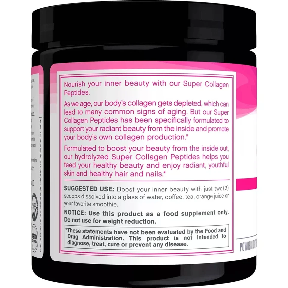 NeoCell Super Collagen Peptides, Collagen Type 1 & 3, Unflavored 7 OZ (200 g) - Image 2 of 4