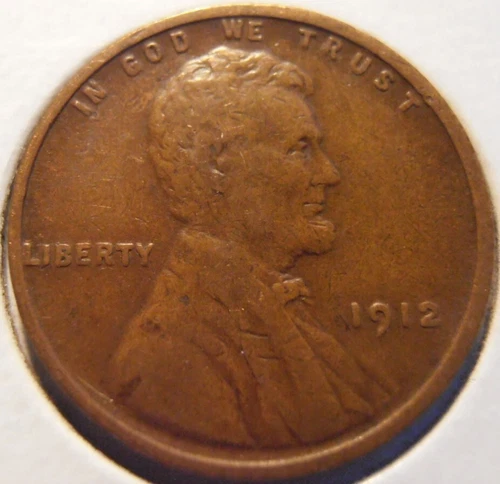 1912 P Lincoln Cent, FINE  (12PSA2)