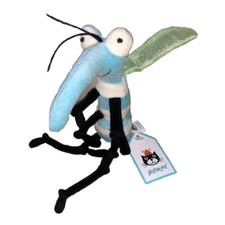 Jellycat “I am Funky Bug” Blue & White Striped Creature Rare Soft Toy With Tags