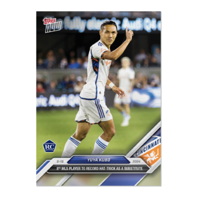 2024 Topps Now MLS 79 YUYA KUBO FC CINCINNATI ROOKIE RC In