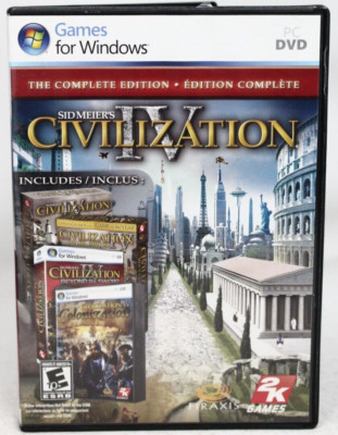 Sid Meier's Civilization IV The Complete Edition (PC DVD, 2009) Chart ...