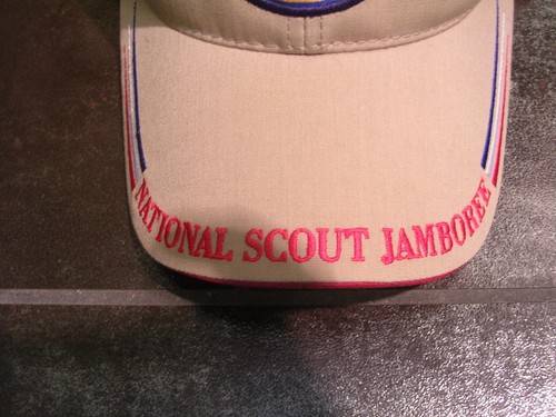 2005 Cappello staff ufficiale National Jamboree, marrone chiaro con ricamo, nuovo di zecca! - Foto 3 di 6