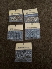 Lt 5 HR Buttonware Dress It Up Craft  Novelty Buttons Filigree Gold Silver Color