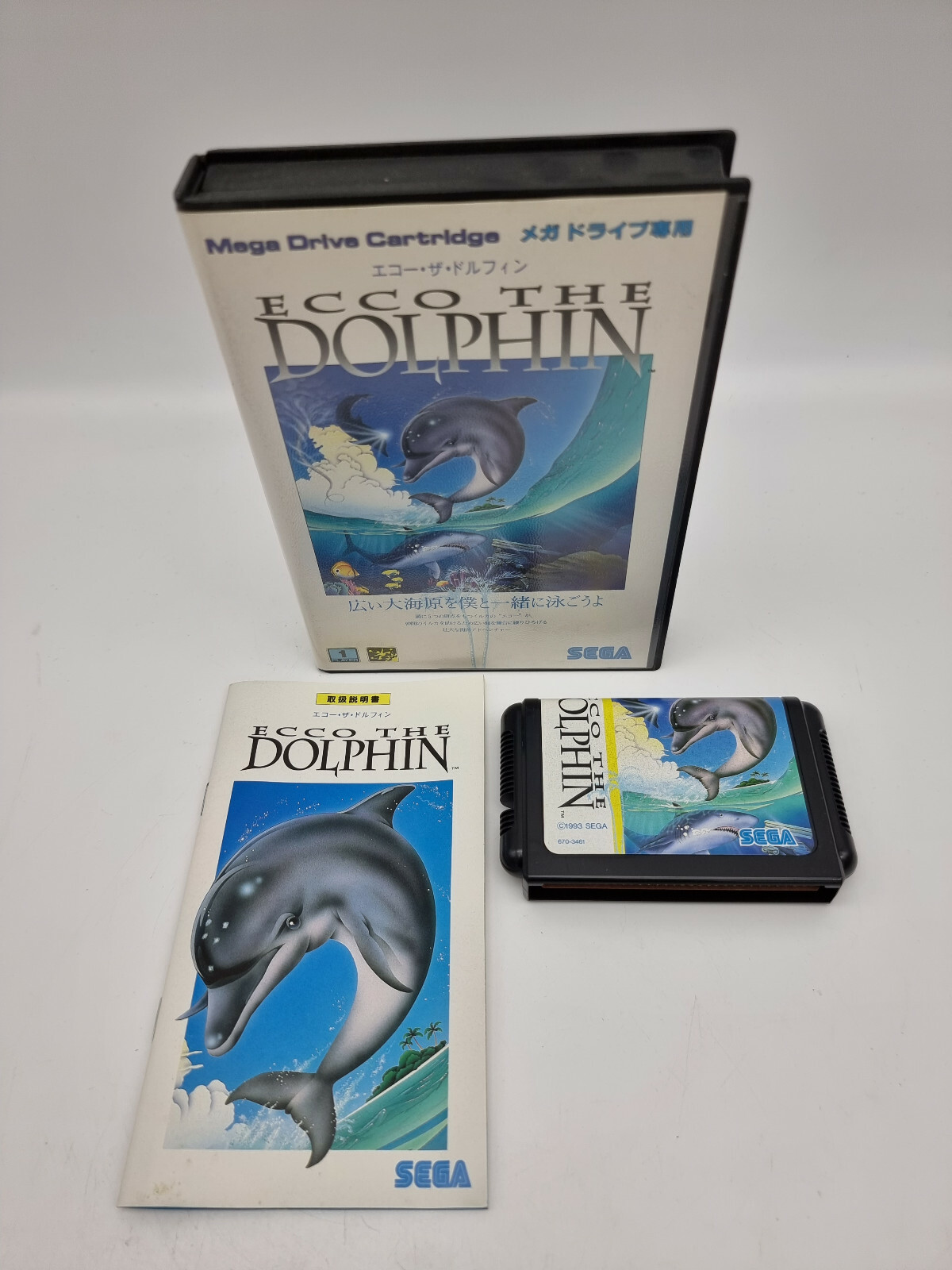 Ecco The Dolphin Sega Megadrive Japon Used