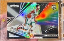 2021-22 Prizm Jayson Tatum Prizmatic Silver Insert Holo Card #4 Boston Celtics