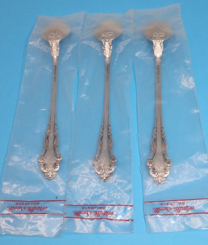 3 Reed & Barton Grand Renaissance Sterling Iced Tea Spoon New in Package - Picture 3 of 5