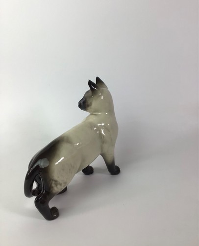 Beswick Vintage Siamese Standing Cat / Porcelain Cat Figure - Picture 5 of 16