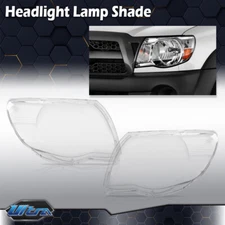 Fit For 2005-2011 Toyota Tacoma Headlight Replacement Lens Clear Pair