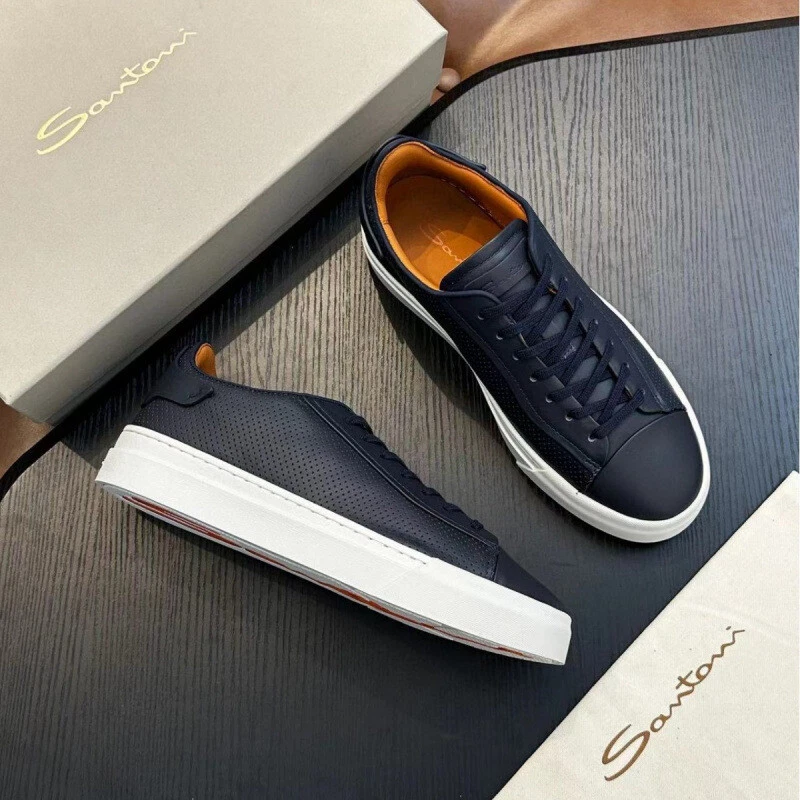 Santoni Men's casual board shoes flat - Image 4 of 4