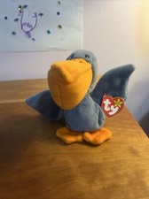 Ty Beanie Baby Scoop the Pelican 1996 Retired with Errors Original Beanie Baby 