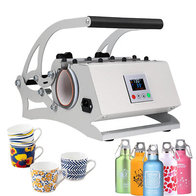 Mugs Sublimation Heat Press Machine for 30oz Skinny Tumbler Sports Bottle Cups