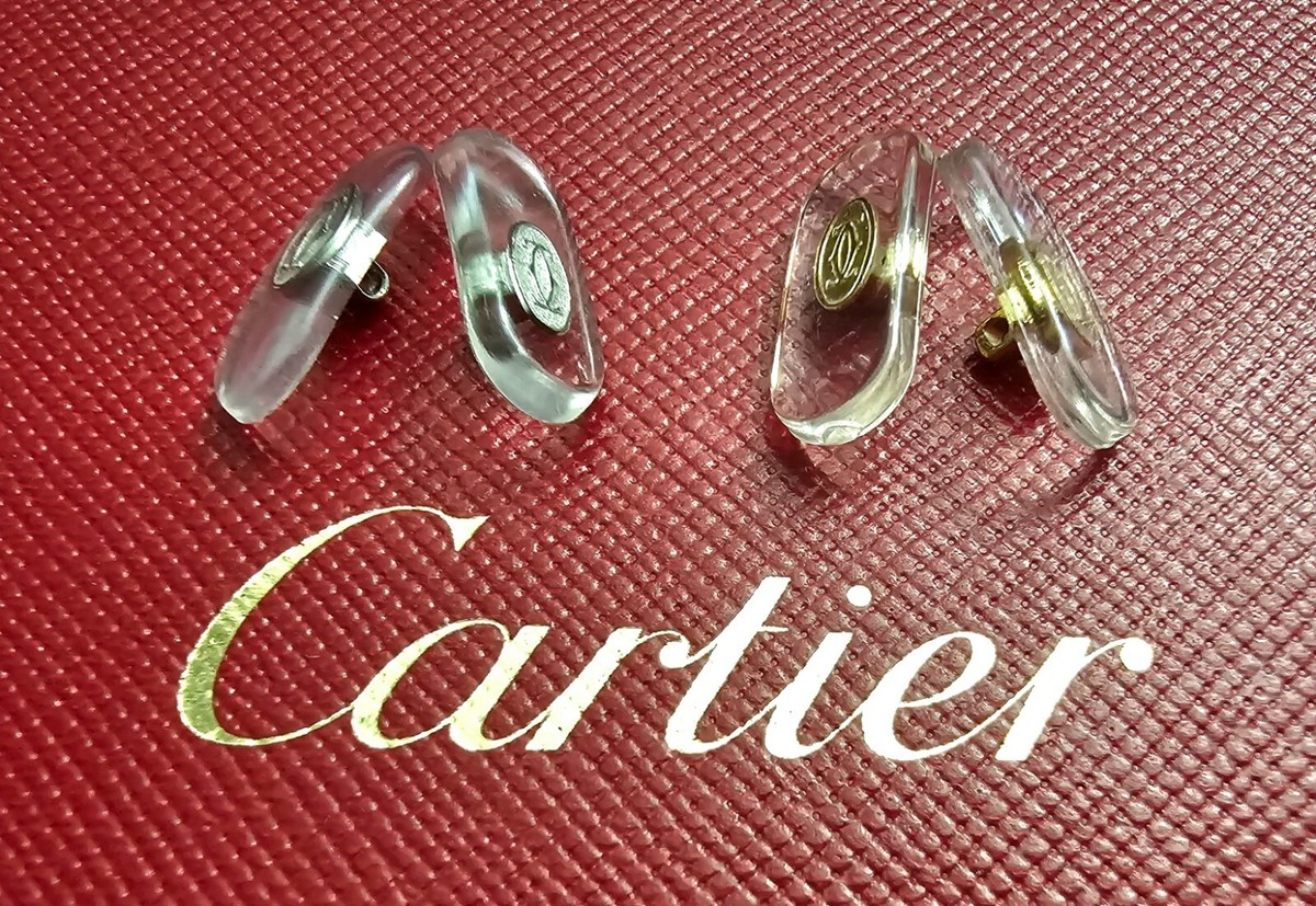 NEW! Auth Cartier Glasses Nose Pads Replacement - Large + Free