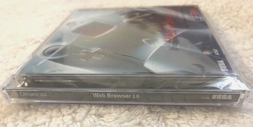 BRAND NEW FACTORY SEALED SEGA DREAMCAST GAME WEB BROWSER 2.0 NFS SEGANET  AT&T