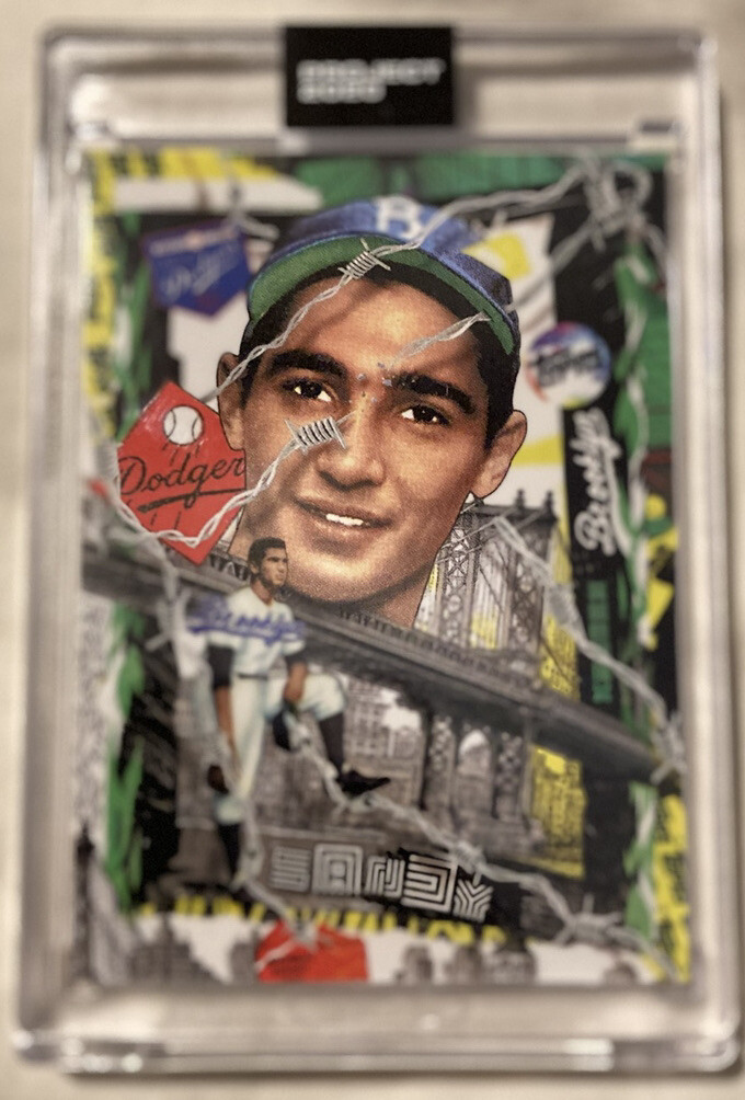 TOPPS PROJECT 2020 SANDY KOUFAX TYSON BECK 99