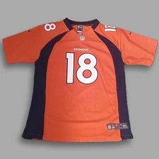 Nike On Field Denver Broncos Peyton Manning #18 Jersey Boys Size XL Sports City