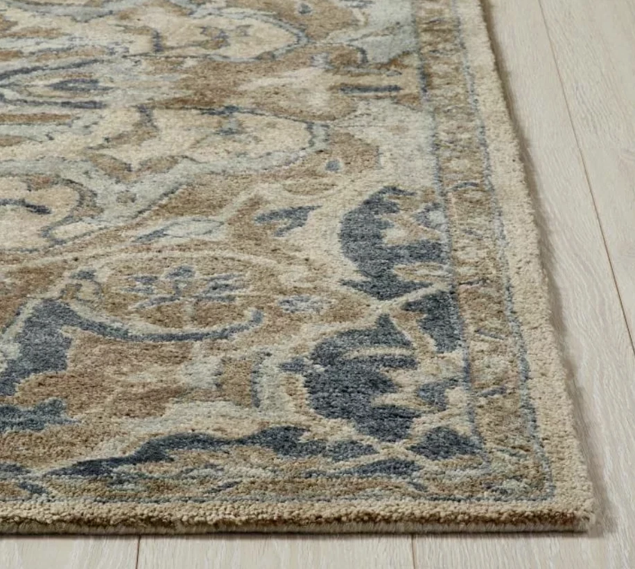 Alfombra 100 % lana | Alfombra acolchada a mano PB Nolan TODOS LOS TAMAÑOS para sala de estar alfombra de lana suave Foto 2 de 4