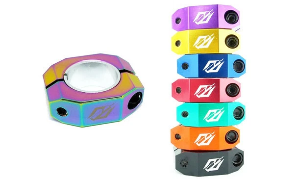 Abrazadera de tija de sillín TNT, OLDSCHOOL SE BMX DOBLE PERNO 1" GT ABRAZADERA VERDE NUEVO Foto 2 de 2