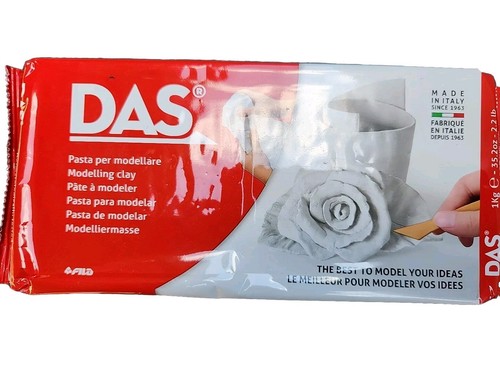 (2 Pack) DAS Air Hardening Modeling Clay, 2.2 lb Block, White (387500) - 第 1/1 張圖片
