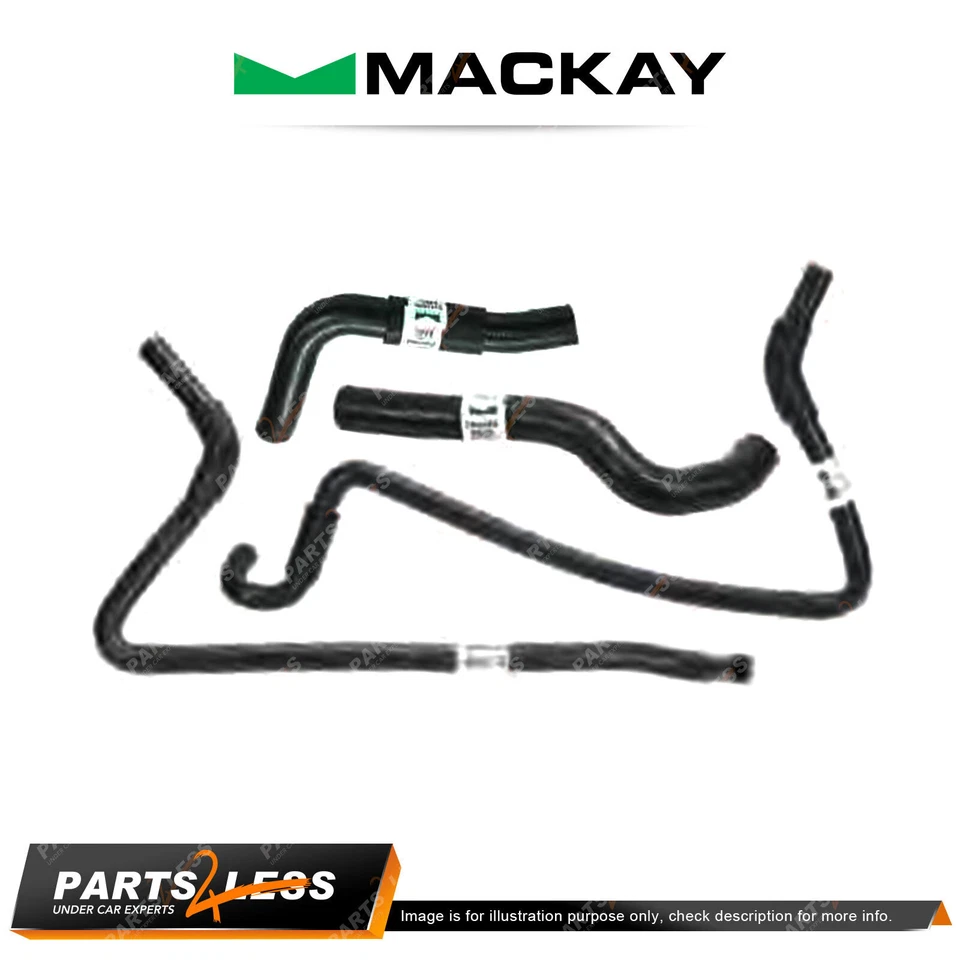 Mackay Hose Set fits Nissan Patrol GQ Y60 4.2L 12V OHV Diesel TD42 1987-1999