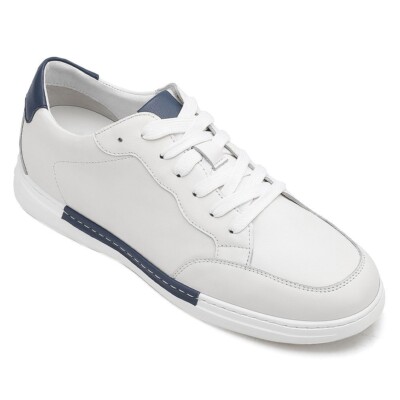 us7 CHAMARIPA 6cm/2.36'' elevator shoes Height Increase shoes men white sneaker