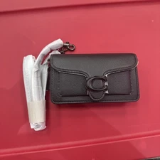 Coach Tabby Crossbody Wristlet V5/ Black Leather Bag CJ925 B4/HA NWT $225 MSRP